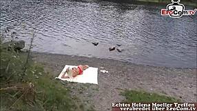 Thin Blonde Outdoor Porno