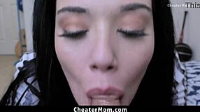 Slutty stepmom Megan Maiden involves her mischievous stepson in helping her reach climax – unfaithful mom