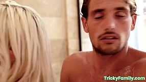 Blonde Stepsis Feels Intense Pleasure from Stepbro's Monster Cock Pounding