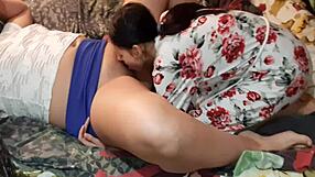 Lesbian Lovers Rip Clothes for Passionate Pussy Licking