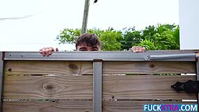 Petite cutie Mackenzie Mace fucks married neighbor