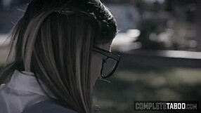 rimmed fetish teen 18+ in threesome. banged with oral and facial.