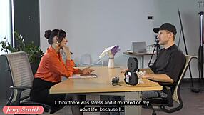 Psychologist Jeny Smith Strips Naked for Him to Touch Her Shaved Body