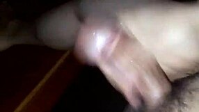 Masturbating a rich dick with big head in solo session
