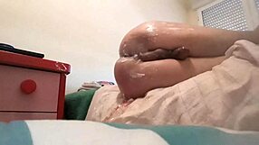 gay passive endures intense anal pounding with raw passion