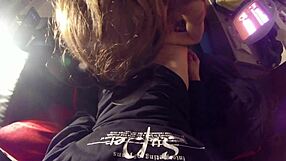 Blowjob cumshot surprise in mouth