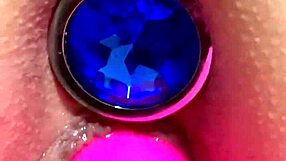 Latina Wife Squirt Real with Dildo in Homemade Anal Fun