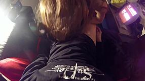 Blowjob cumshot surprise in mouth