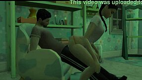 Little Niece Bored with Toys Wants Uncle's Hard Cock for Horse Ride