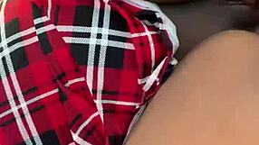 Bold outdoor fucking with Sweet Monae's tight ass in the park