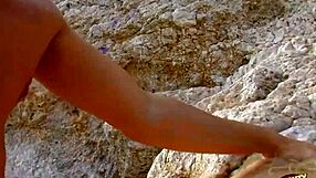 Blonde Babe Gets Stranded Guy to Pound Her Asshole Raw on Secluded Beach