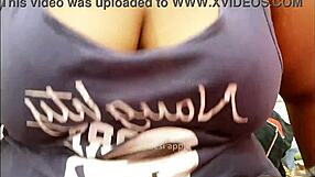 sexy indian maid shows off her tits