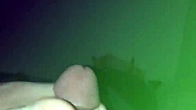 beautiful wife with cute feet gives an amazing footjob to her husband