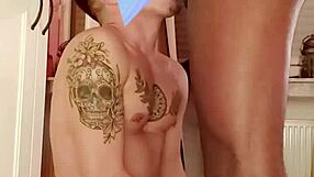 Enjoy sucking until the milk comes out in this gay interracial video