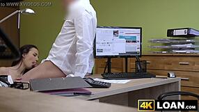 Slutty Minx Offers Her Ass For Fucking Money