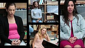 She said, 'Bend over for my huge cock, thick white chick.'