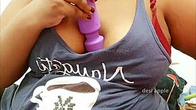 sexy indian maid shows off her tits