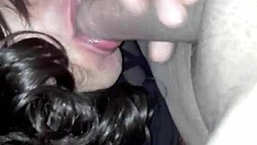 story unfolds: savoring a client's tasty cock with passion