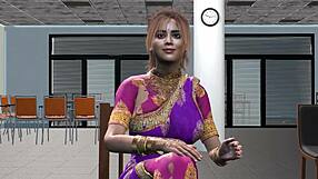 Desi Bhabhi Fucked For Case Resolution!