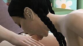 Little Niece Bored with Toys Wants Uncle's Hard Cock for Horse Ride