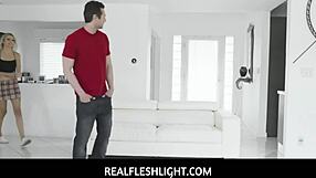 Realfleshlight - Tiny 18+ Blonde Teen Is Freeuse For Her Best Friends Boyfriend - Lily Larimar Lindsey Lane