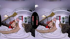 realitylovers presents freaked out ladybug in vr. she gets intimate in costumes.