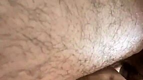 He gagged hard from behind while choking on a hairy shaft.