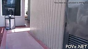 I’m obsessed with this cute teen giving a rough POV blowjob!