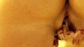 gran cogida en el baño con una gran verga venosa