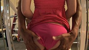 girlfriend seduces friend's massive black cock