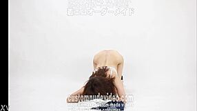 I watch mature woman pose seductively.