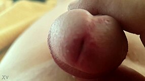 Want to see some intense cock play with cum and masturbation?