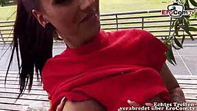 deutsche amateur schlampe mit dicken titten beim outdoor pov usertreffen