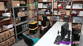 She said, 'Bend over for my huge cock, thick white chick.'