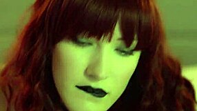 goth babe rides cock and gets cum on tits