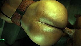 Passionate Ebony Couple Fucking with Big Black Cock