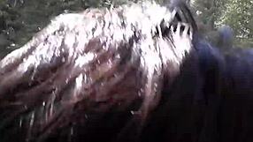 Petite Latina Sucks Huge Cock And Swallows Cum By Riverfront