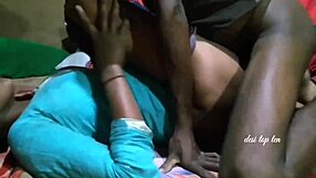 Desi Indian bhabhi gets her ass fucked in a torn salwar