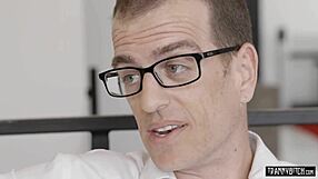 Glamorous Busty Shemale Fucks Her Horny Lover's Asshole