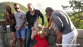 Forbidden pleasures await in this group scene