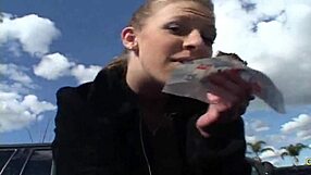 Leah Luv stuffs her hairy teen pussy and tight butthole with hard cock.