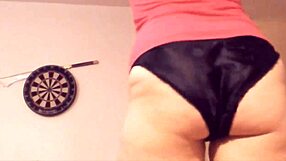 Silky Black Panty Dance by Milf Goddess Shaking Her Big Ass!