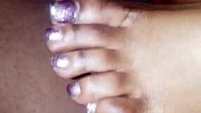 Toes Teasing Cock In Intimate Footjob Scene With Detailed Strokes