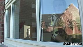 Cheating British Milf Lady Sonia Flaunts Massive Naturals