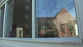 Cheating British Milf Lady Sonia Flaunts Massive Naturals