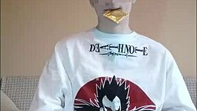 Yo, this boy just swallowed cum from a used condom