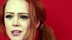 does this redhead love facials?