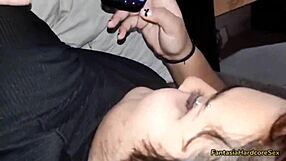 BEST FRIEND WATCHES PORN AND SUCKS MONSTER COCK