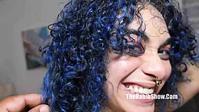 curly rican latina with phat ass twerks on jay bangher's big black cock