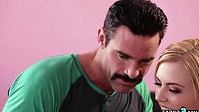 he says, 'summer day, you're my dirty fucktoy' while using her pussy